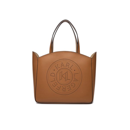 KARL LAGERFELD Torebka A3W30043 Brązowy ze sklepu MODIVO w kategorii Torby Shopper bag - zdjęcie 186272741