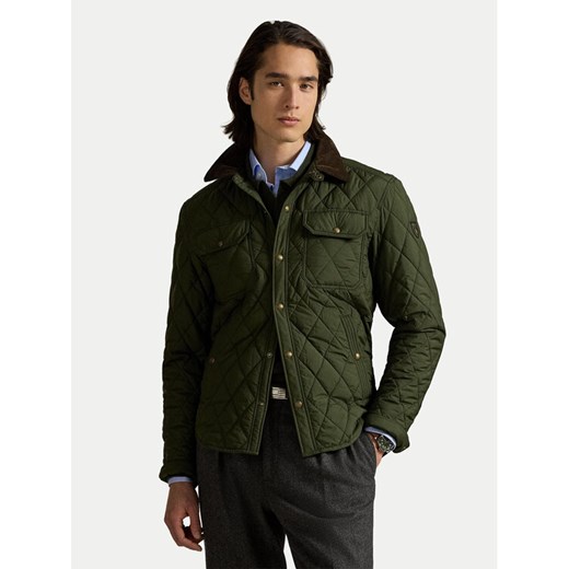Polo Ralph Lauren Kurtka przejściowa 710977955001 Zielony Regular Fit ze sklepu MODIVO w kategorii Kurtki męskie - zdjęcie 186272751