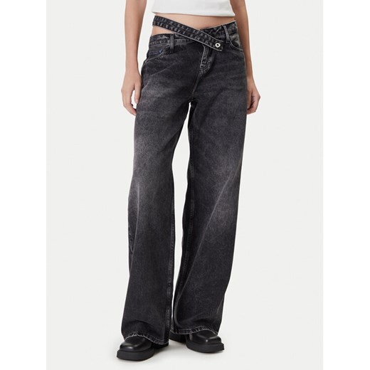 Karl Lagerfeld Jeans Jeansy A4W10047 Szary Relaxed Fit ze sklepu MODIVO w kategorii Jeansy damskie - zdjęcie 186272782