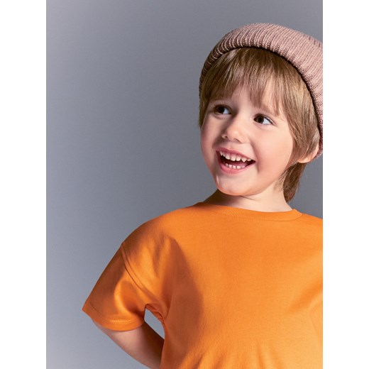 Reserved - Bawełniany t-shirt 2 pack - pomarańczowy ze sklepu Reserved w kategorii T-shirty chłopięce - zdjęcie 186274224