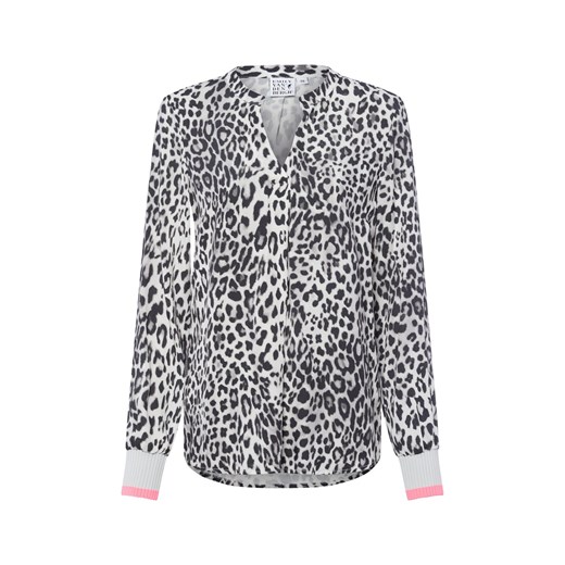 Emily van den Bergh Bluzka damska tunika Kobiety wiskoza czarny wzorzysty Emily Van Den Bergh 42 vangraaf