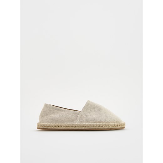 Reserved - Espadryle z plecionką - beżowy ze sklepu Reserved w kategorii Espadryle męskie - zdjęcie 186275351