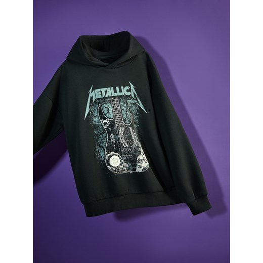 Reserved - Bluza z motywem Metallica - czarny ze sklepu Reserved w kategorii Bluzy chłopięce - zdjęcie 186276124