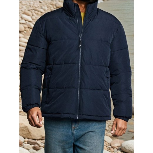 Sinsay - Kurtka puffer - granatowy ze sklepu Sinsay w kategorii Kurtki męskie - zdjęcie 186277512