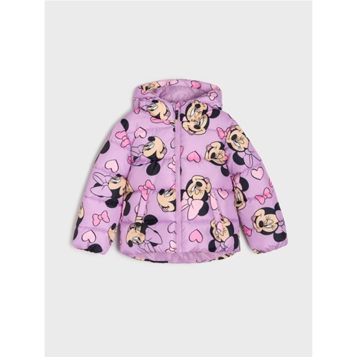 Sinsay - Pikowana kurtka z kapturem Minnie Mouse - wielobarwny - id: 646EI-MLC - marki Sinsay - 186277672 Sinsay - Pikowana kurtka z kapturem Minnie Mouse - wielobarwny ze sklepu Sinsay w kategorii Kurtki dziewczęce - zdjęcie 186277672