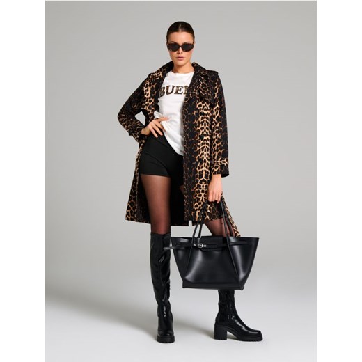 Sinsay - Płaszcz ze zwierzęcym motywem - wielobarwny ze sklepu Sinsay w kategorii Płaszcze damskie - zdjęcie 186277690