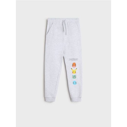 Sinsay - Spodnie dresowe jogger Pokémon - szary ze sklepu Sinsay w kategorii Spodnie chłopięce - zdjęcie 186277691
