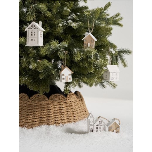 Sinsay - Dekoracja świąteczna w kształcie domku - beżowy ze sklepu Sinsay w kategorii Dekoracje bożonarodzeniowe - zdjęcie 186277694