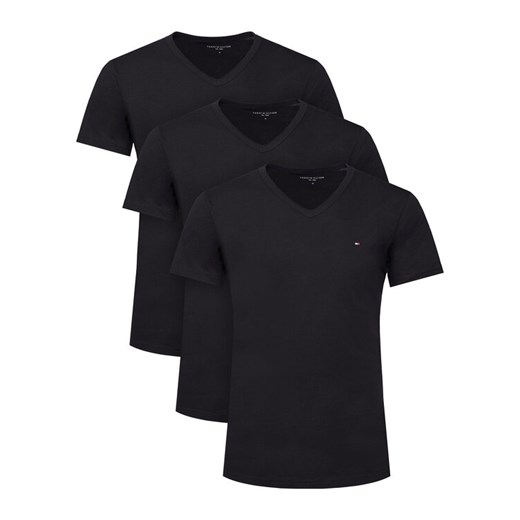 Tommy Hilfiger Komplet 3 t-shirtów UM0UM03637 Czarny Regular Fit ze sklepu MODIVO w kategorii T-shirty męskie - zdjęcie 186277842
