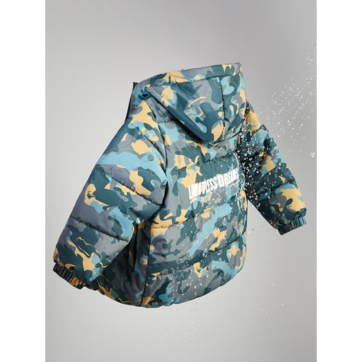 Reserved - Kurtka z kapturem - ciemnozielony ze sklepu Reserved w kategorii Kurtki chłopięce - zdjęcie 186278413