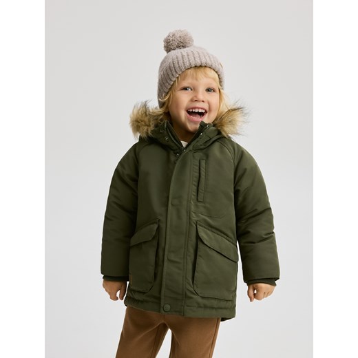 Reserved - Kurtka z kapturem - jasny zielony ze sklepu Reserved w kategorii Kurtki chłopięce - zdjęcie 186278650