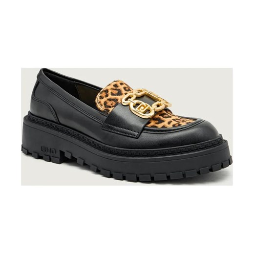 Liu Jo Skórzane loafersy RUMI 34 ze sklepu Gomez Fashion Store w kategorii Półbuty damskie - zdjęcie 186279970