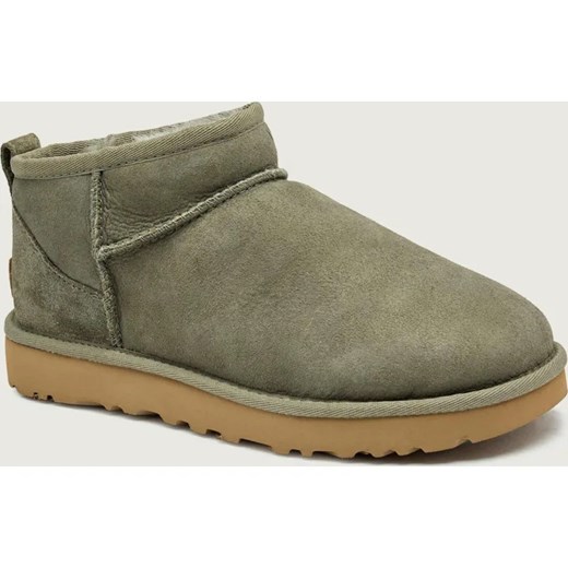 UGG Skórzane śniegowce CLASSIC ULTRA MINI | z dodatkiem wełny ze sklepu Gomez Fashion Store w kategorii Śniegowce damskie - zdjęcie 186280080