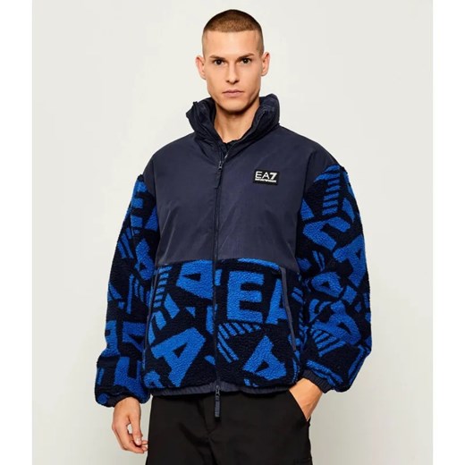 EA7 Polarowa kurtka | Oversize fit ze sklepu Gomez Fashion Store w kategorii Kurtki męskie - zdjęcie 186280114
