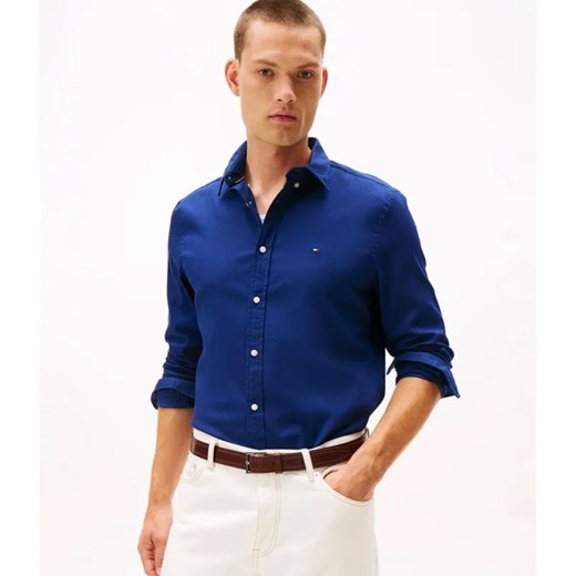 Tommy Hilfiger Koszula DOBBY | Slim Fit ze sklepu Gomez Fashion Store w kategorii Koszule męskie - zdjęcie 186280142