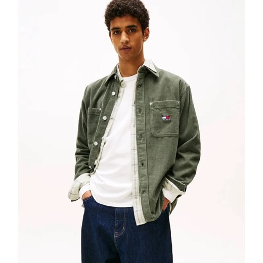 Tommy Jeans Sztruksowa koszula | Loose fit ze sklepu Gomez Fashion Store w kategorii Koszule męskie - zdjęcie 186280210