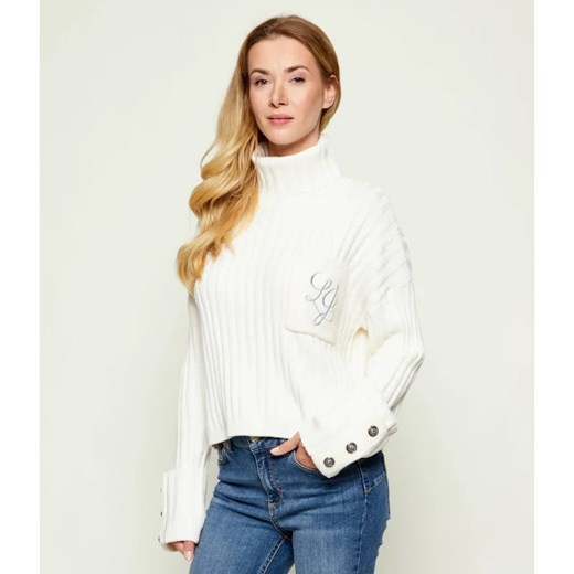 Liu Jo Golf | Loose fit | z dodatkiem wełny ze sklepu Gomez Fashion Store w kategorii Swetry damskie - zdjęcie 186280222