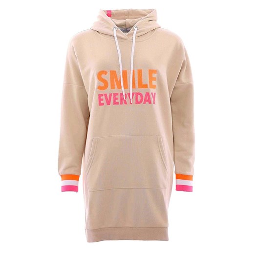 Zwillingsherz Sukienka dresowa &quot;Kendra&quot; w kolorze beżowym Zwillingsherz L/XL okazyjna cena Limango Polska