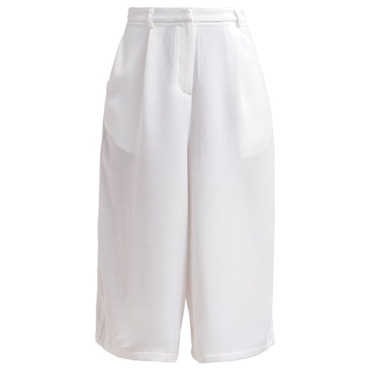 Glamorous Spodnie materiałowe white zalando szary abstrakcyjne wzory