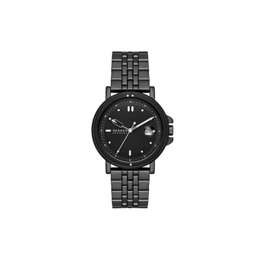 Zegarek Skagen Signatur Sport SKW6920 Czarny ze sklepu eobuwie.pl w kategorii Zegarki - zdjęcie 186283304