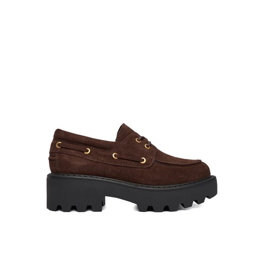 Loafersy Badura EO-AZALEA-8126-25 Brązowy ze sklepu eobuwie.pl w kategorii Lordsy damskie - zdjęcie 186283312