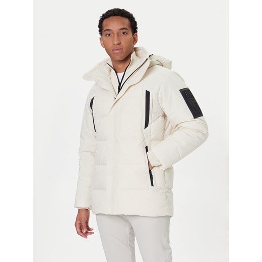 BOSS Kurtka puchowa Block-X 50547262 Beżowy Regular Fit ze sklepu MODIVO w kategorii Kurtki męskie - zdjęcie 186283713