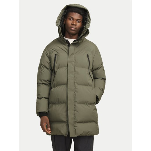 Jack & Jones Płaszcz zimowy Alpha 12260481 Zielony Regular Fit ze sklepu MODIVO w kategorii Płaszcze męskie - zdjęcie 186283723