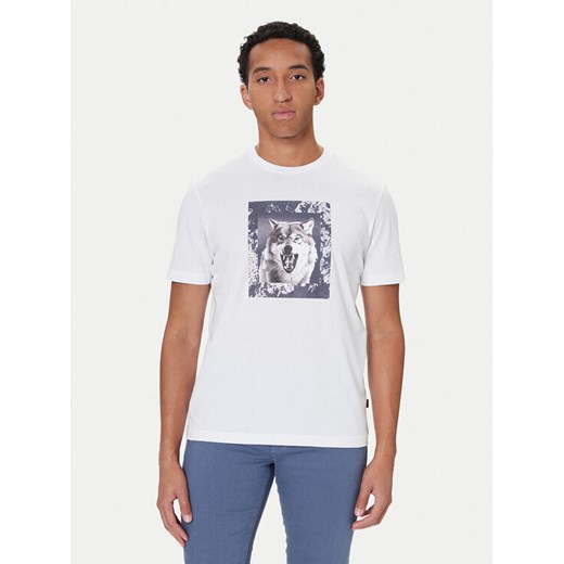 BOSS T-Shirt Lupo 50554615 Beżowy Regular Fit ze sklepu MODIVO w kategorii T-shirty męskie - zdjęcie 186283782