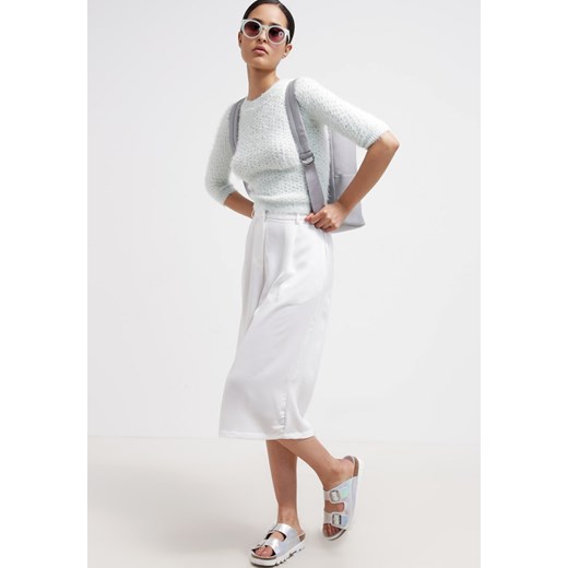 Glamorous Spodnie materiałowe white zalando  fit