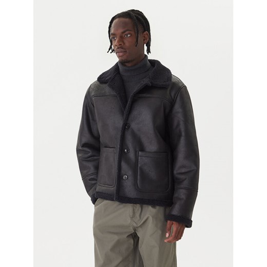 Jack & Jones Kurtka z imitacji skóry Cambridge 12282946 Czarny Regular Fit ze sklepu MODIVO w kategorii Kurtki męskie - zdjęcie 186283832