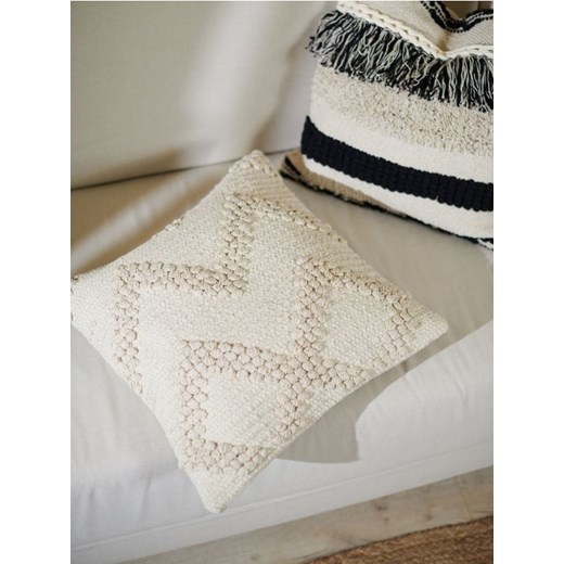 Sinsay - Poszewka na poduszkę - biały ze sklepu Sinsay w kategorii Poszewki na poduszki - zdjęcie 186287272