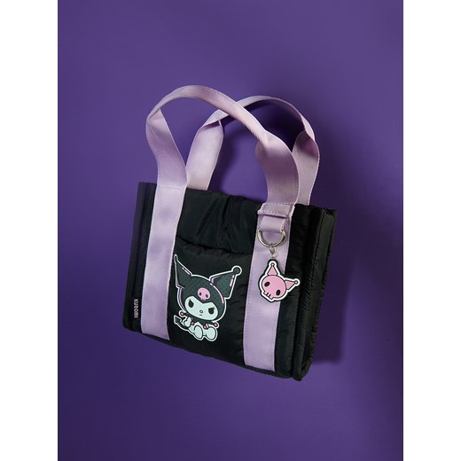 Reserved - Tkaninowa torba Kuromi - czarny ze sklepu Reserved w kategorii Torby i walizki dziecięce - zdjęcie 186287804
