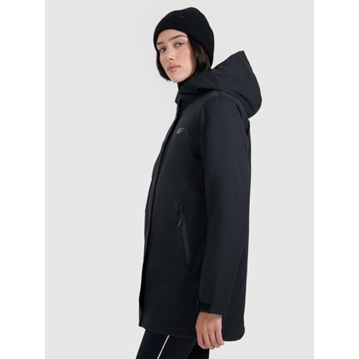 Damska parka zimowa 4F FRAW25TTJAF1027 - czarna XXL Sportstylestory.com