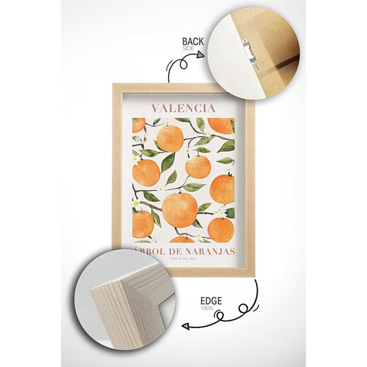 ABERTO DESIGN Druki artystyczne (3 szt.) w ramce - 33 x 48 cm Aberto Design onesize okazja Limango Polska