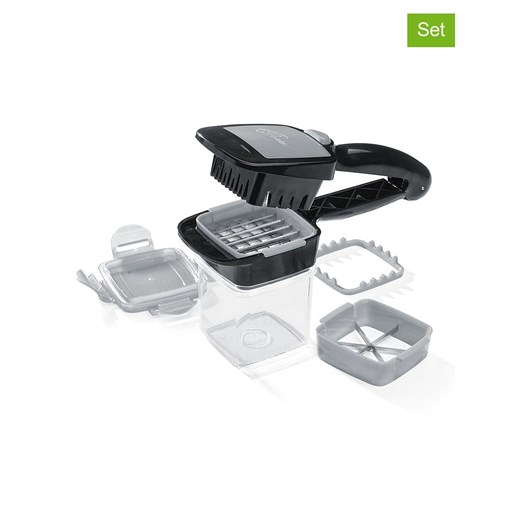 Genius 7-częściowy zestaw &quot;Nicer Dicer Quick&quot; w kolorze szaro-czarnym ze sklepu Limango Polska w kategorii Akcesoria kuchenne - zdjęcie 186289333
