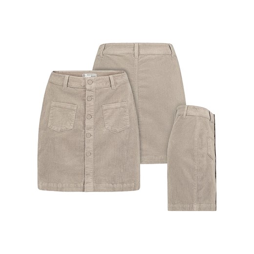 Eight2Nine Spódnica sztruksowa w kolorze beżowym ze sklepu Limango Polska w kategorii Spódnice - zdjęcie 186289823