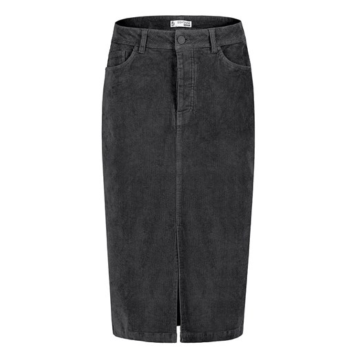 Eight2Nine Spódnica sztruksowa w kolorze antracytowym XL promocja Limango Polska