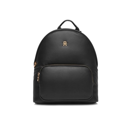 Plecak Tommy Hilfiger Popette Soft Dome AW0AW17652 Czarny ze sklepu eobuwie.pl w kategorii Plecaki - zdjęcie 186290234