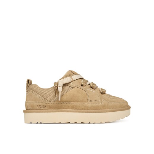 Sneakersy Ugg W Lo Lowmel 1168890 Beżowy ze sklepu eobuwie.pl w kategorii Buty sportowe damskie - zdjęcie 186290261
