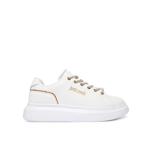 Sneakersy Just Cavalli 79RA3SB1 ZPB59 Biały ze sklepu eobuwie.pl w kategorii Buty sportowe damskie - zdjęcie 186290270