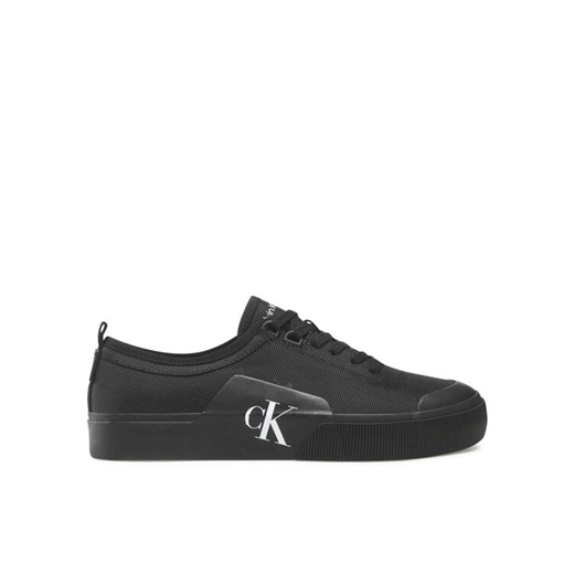 Trampki Calvin Klein Jeans Skater Vulc Laceup Low Ny YM0YM00459 Czarny 44 eobuwie.pl