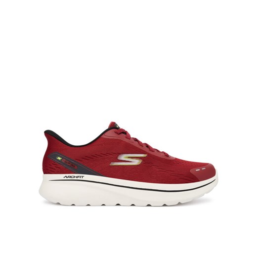 Skechers Sneakersy Go Walk Arch Fit N-Joy 217075 DKRD Bordowy ze sklepu MODIVO w kategorii Buty sportowe męskie - zdjęcie 186290892
