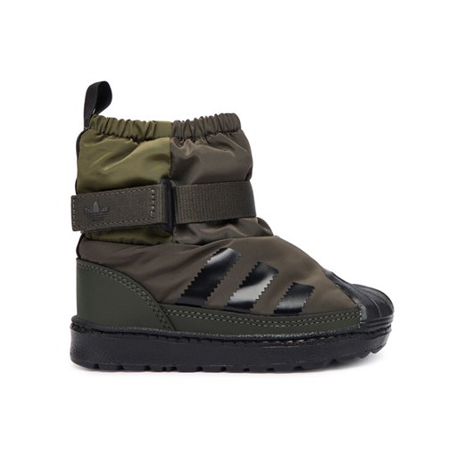 adidas Śniegowce Superstar 360 Boot JQ7952 Khaki ze sklepu MODIVO w kategorii Buty zimowe dziecięce - zdjęcie 186290893