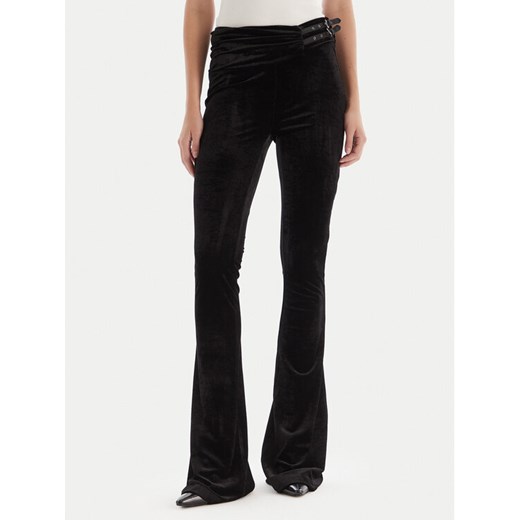 Versace Jeans Couture Legginsy 79HAC322 J0237 Czarny Slim Fit ze sklepu MODIVO w kategorii Spodnie damskie - zdjęcie 186290931