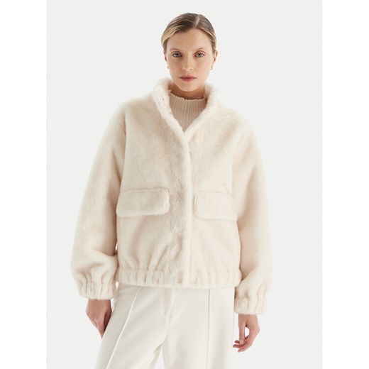 MICHAEL Michael Kors Futro 77A1469M52 Écru Relaxed Fit ze sklepu MODIVO w kategorii Futra damskie - zdjęcie 186291034