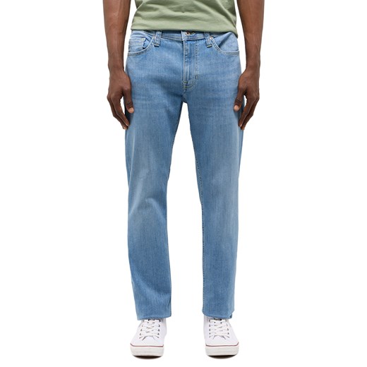 Męskie Spodnie Jeansowe Mustang Style Vegas Slim Denim Blue 1015119 5000 213 ze sklepu YouNeedit.pl w kategorii Jeansy męskie - zdjęcie 186293390