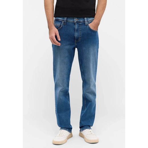 Męskie Spodnie Jeansowe Mustang Style Washington Straight Denim Blue 1016335 5000 582 ze sklepu YouNeedit.pl w kategorii Jeansy męskie - zdjęcie 186293403
