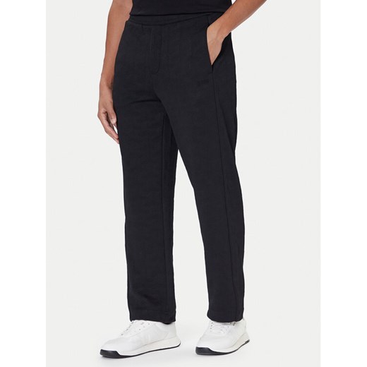 BOSS Spodnie dresowe Mirror Long 50549713 Czarny Regular Fit ze sklepu MODIVO w kategorii Spodnie męskie - zdjęcie 186294732