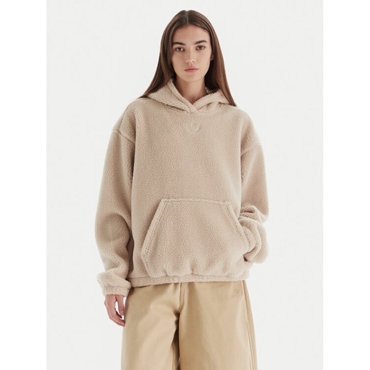 adidas Bluza Essentials Teddy JW6061 Beżowy Oversize XS MODIVO