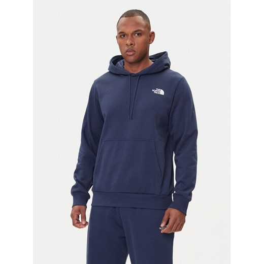 The North Face Bluza Simple Dome NF0A89FC Granatowy Regular Fit ze sklepu MODIVO w kategorii Bluzy męskie - zdjęcie 186294801